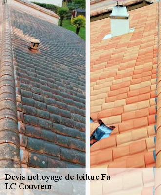 Devis nettoyage de toiture