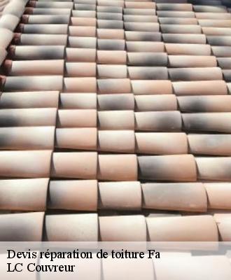 Devis réparation de toiture