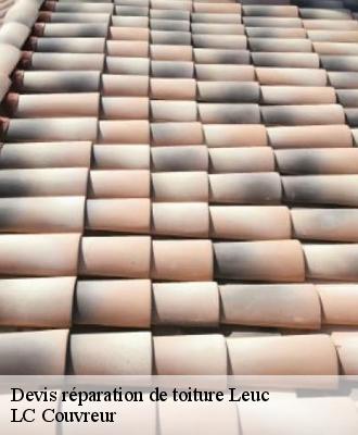 Devis réparation de toiture