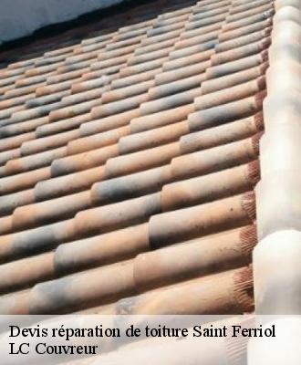 Devis réparation de toiture