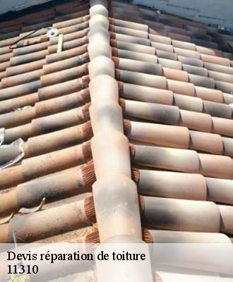 Devis réparation de toiture