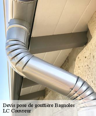 Devis pose de gouttière