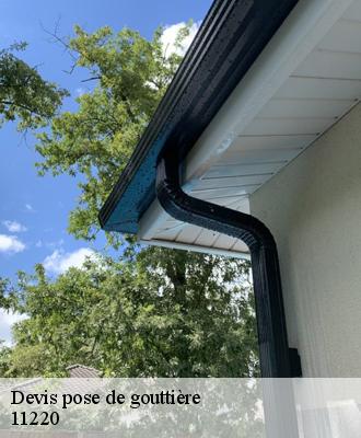 Devis pose de gouttière