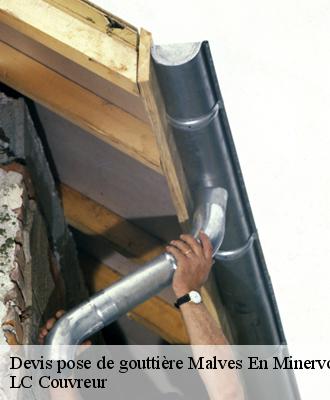 Devis pose de gouttière
