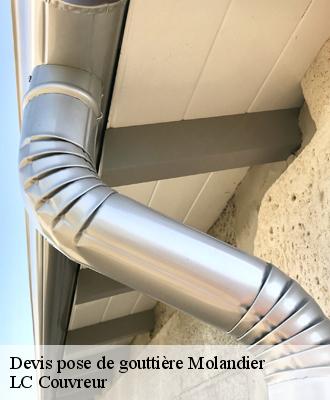 Devis pose de gouttière