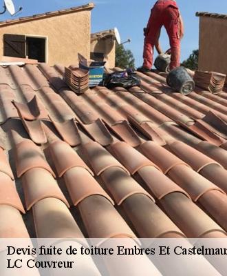 Devis fuite de toiture