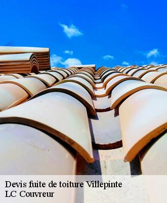 Devis fuite de toiture