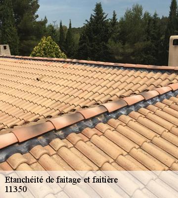 Etanchéité de faitage et faitière