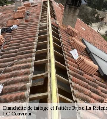 Etanchéité de faitage et faitière