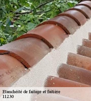 Etanchéité de faitage et faitière