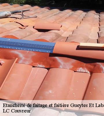 Etanchéité de faitage et faitière