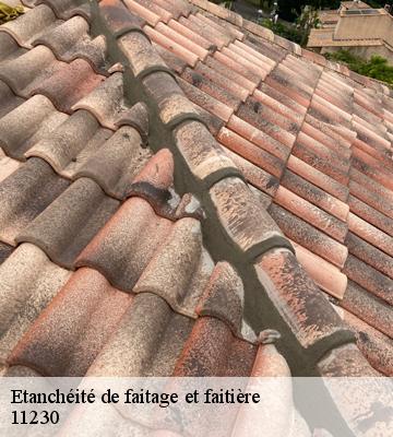 Etanchéité de faitage et faitière