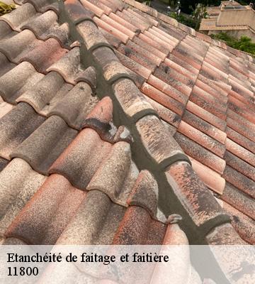 Etanchéité de faitage et faitière