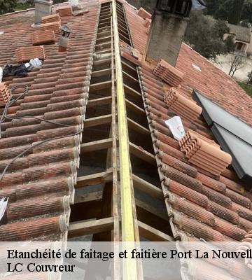 Etanchéité de faitage et faitière