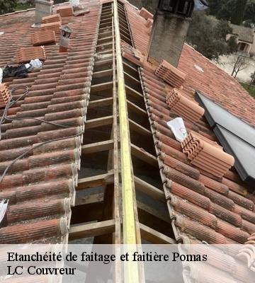 Etanchéité de faitage et faitière