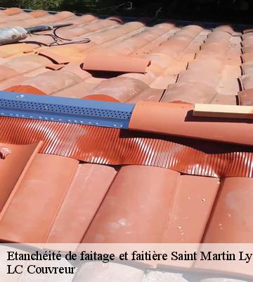 Etanchéité de faitage et faitière