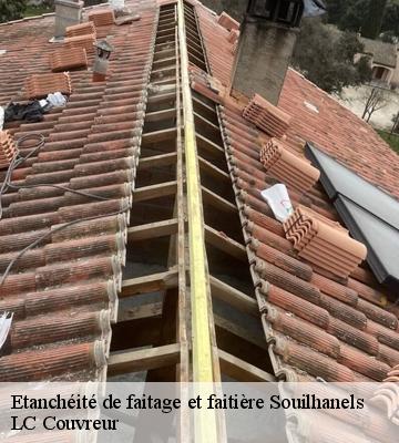 Etanchéité de faitage et faitière