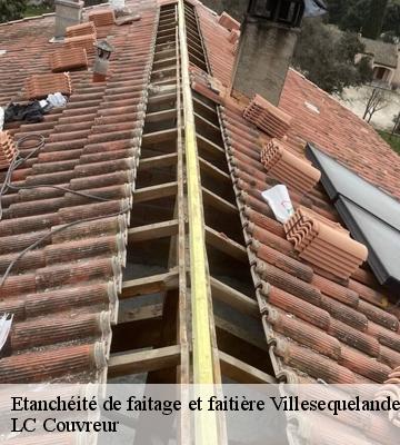 Etanchéité de faitage et faitière